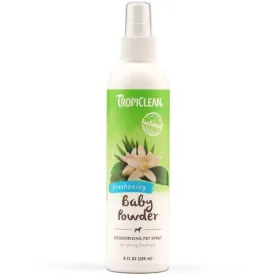 15% OFF: Tropiclean Baby Powder Deodorizing Pet Spray 8oz