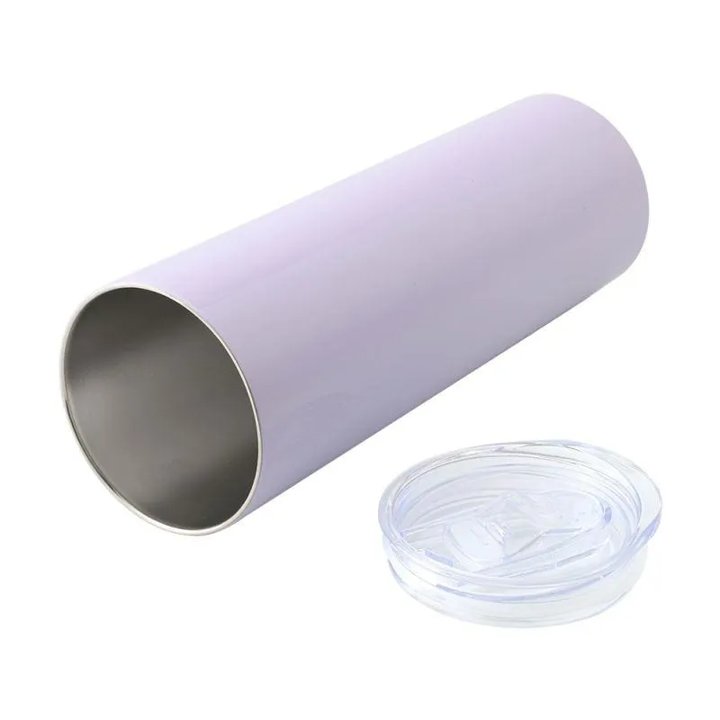20oz Stainless Steel Tumbler - Glossy Purple