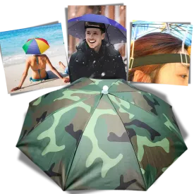 Adjustable Hand-Free Umbrella Hat