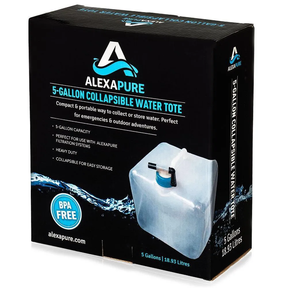 Alexapure 5 gallon collapsible water container