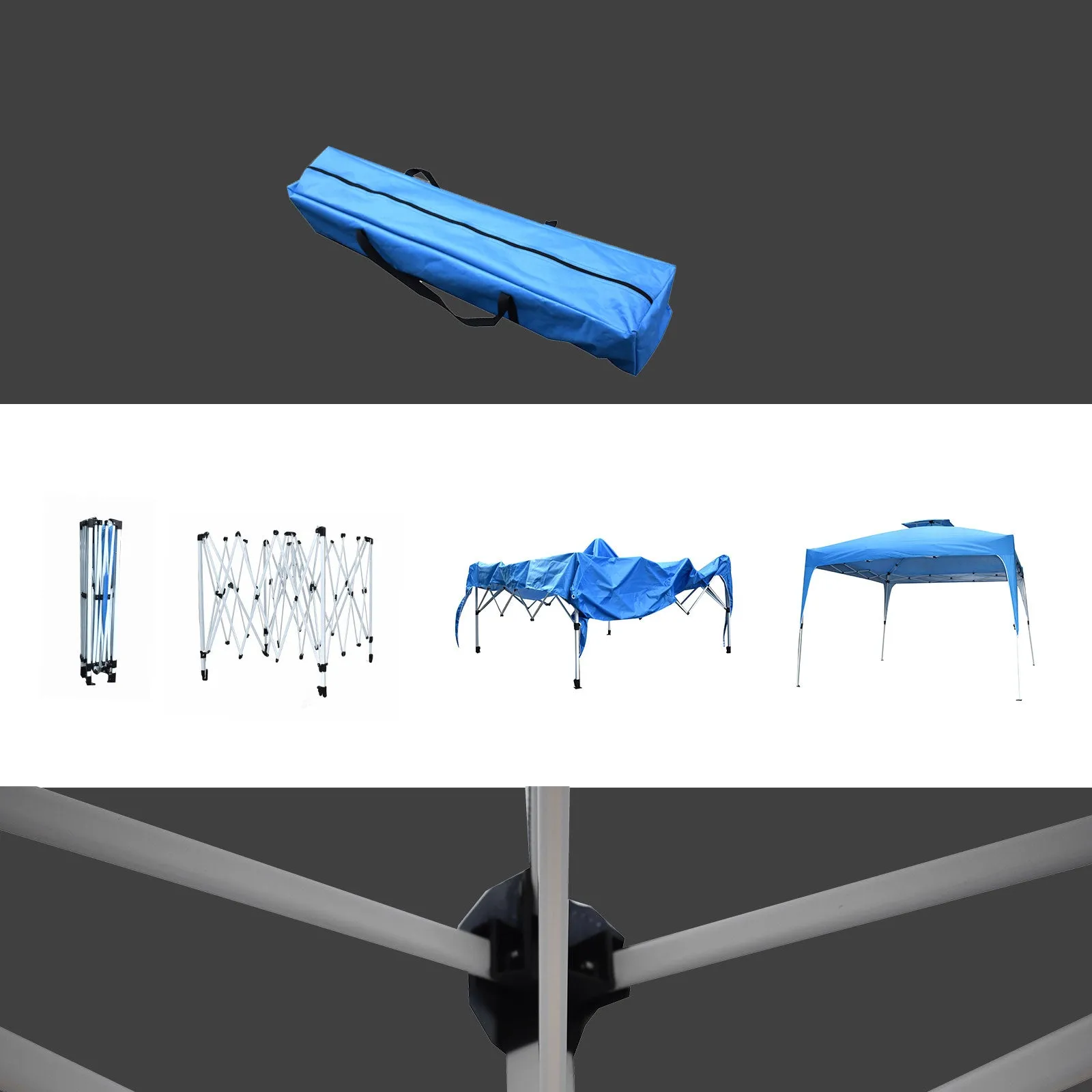 Arcadia Outdoor Folding Tent - Navy