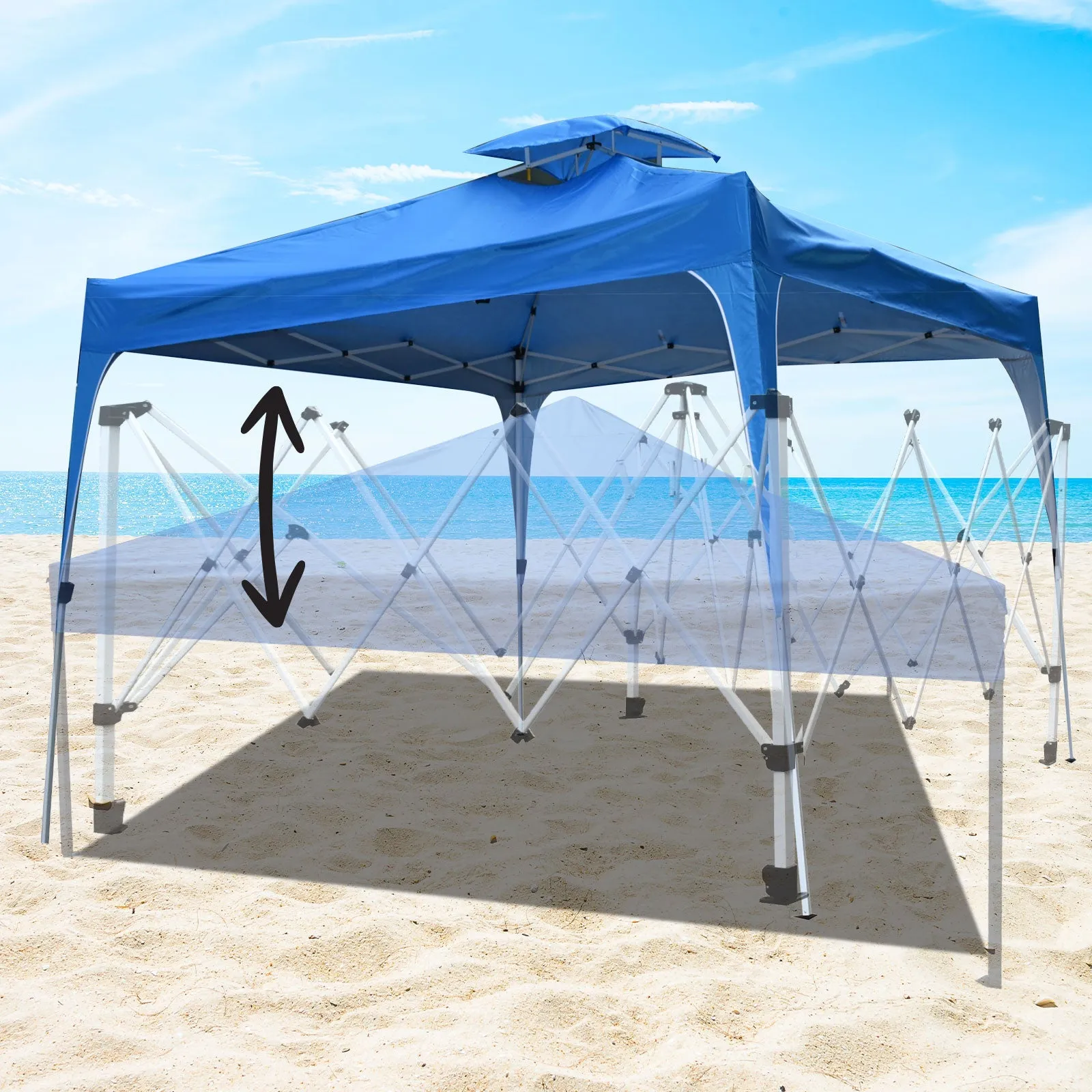 Arcadia Outdoor Folding Tent - Navy