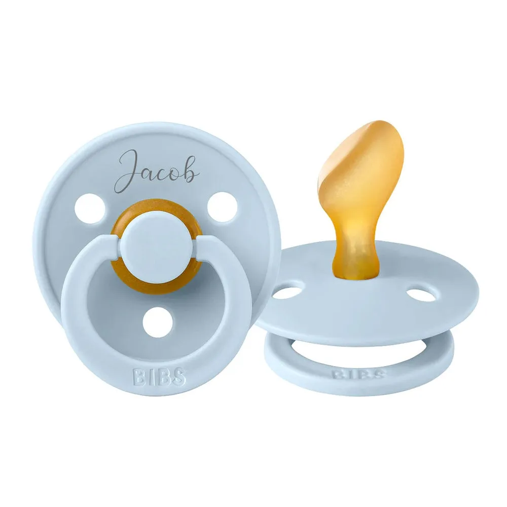 BIBS Colour Anatomical Natural Rubber Latex Pacifier | Personalised