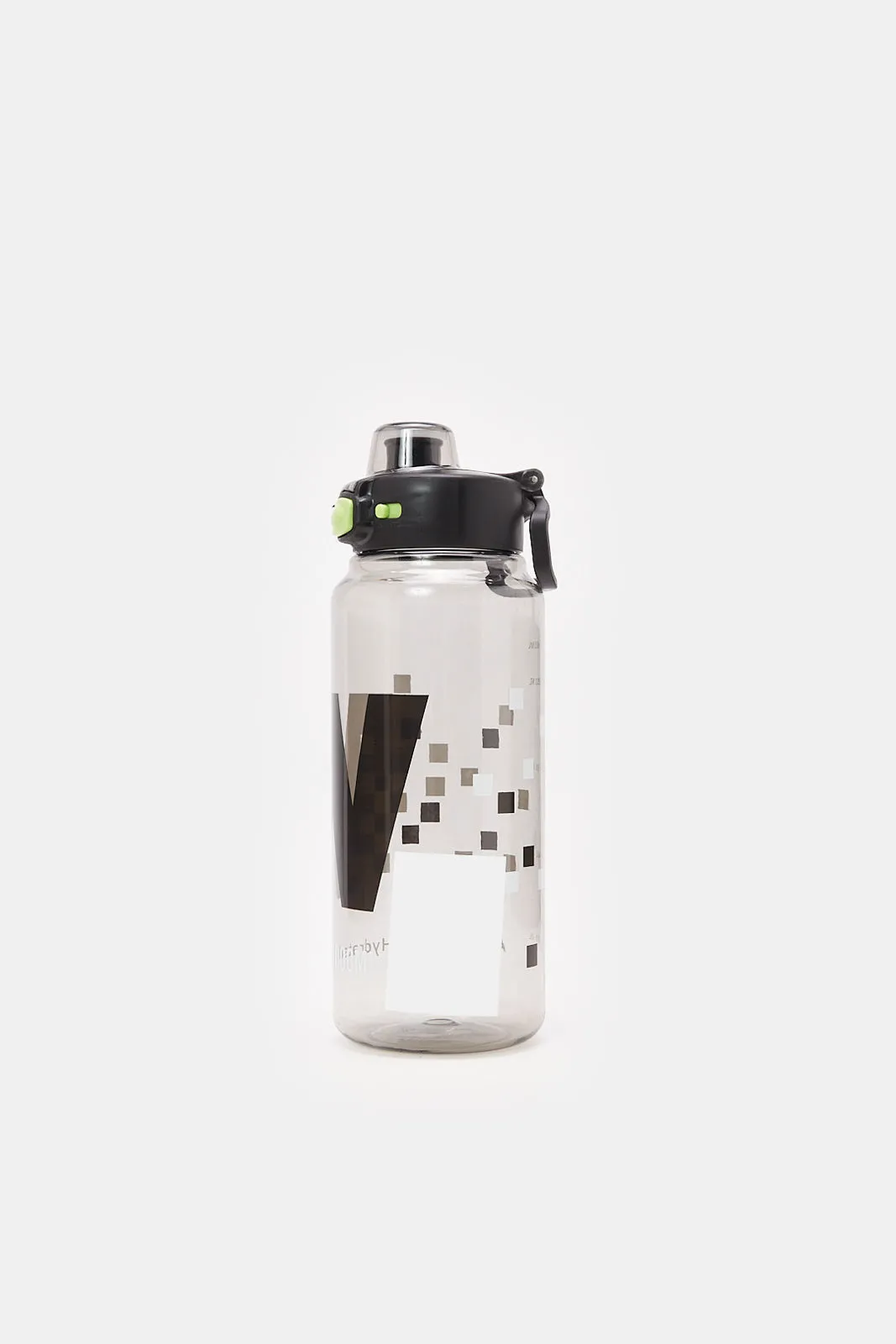 Black Printed Water Bottle (1000ml)