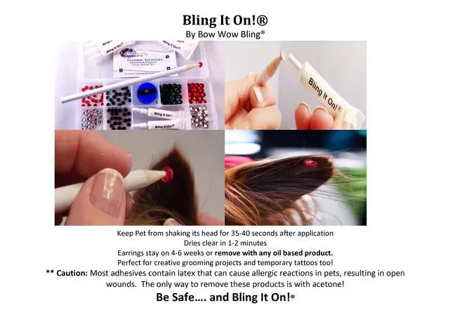 Bow Wow Bling - Bling it on!  Glue Tubes