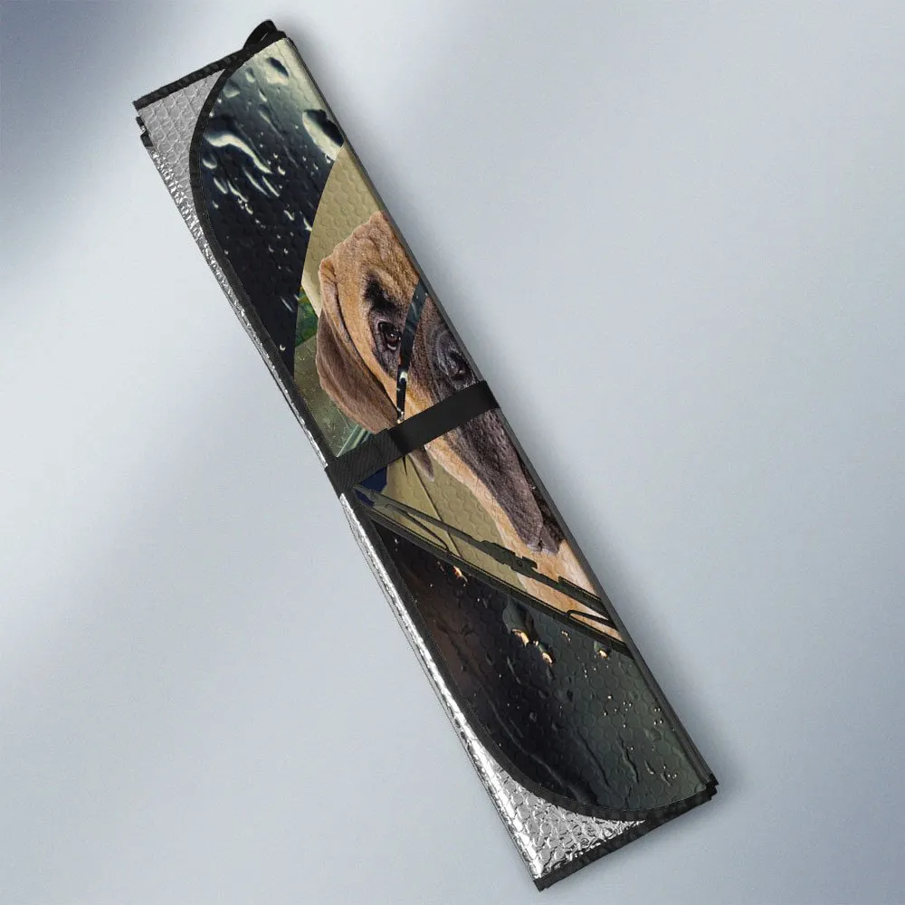 Bullmastiff Rainy Driving Car Sun Shade Cover Auto Windshield Coolspod