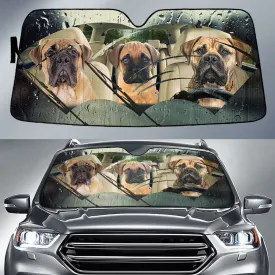Bullmastiff Rainy Driving Car Sun Shade Cover Auto Windshield Coolspod