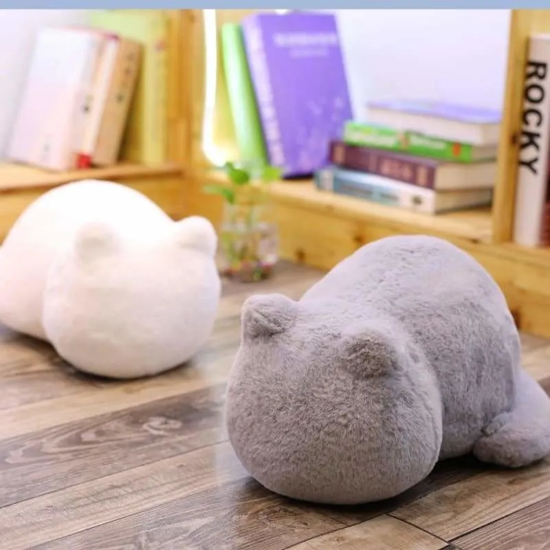 Cute cat fluffy pillow
