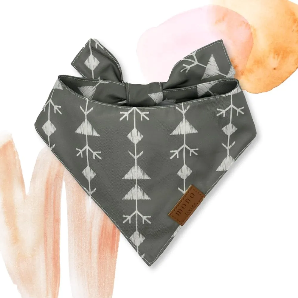 Dog Bandanas 4 Pack, Summer Set, Small, Premium Durable Soft Fabric, Dual Layer, Girl Boy Holiday Cute Puppy Cat Pet Scarf, Unique Shape, Adjustable Fit, Christmas Thanksgiving Birthday