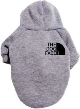 Dog Hoodie - Stylish Outdoor Sports Sweatshirt, Soft and Warm Pet Clothes for Small, Medium and Large Dogs (Grey, Medium)