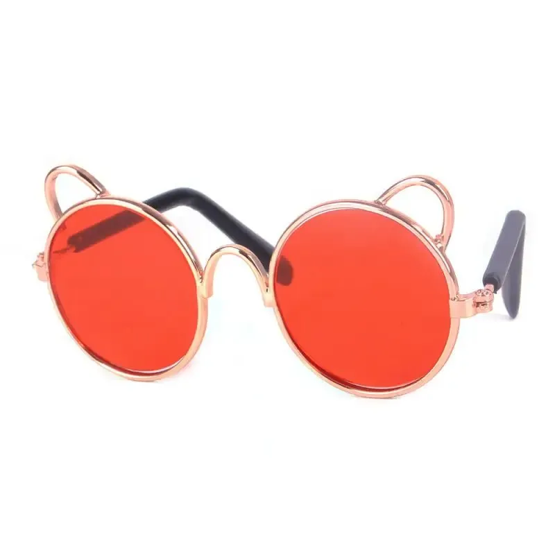 Dog Teddy Sunglasses for Dogs - UV Protection Metal Frames