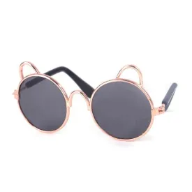 Dog Teddy Sunglasses for Dogs - UV Protection Metal Frames