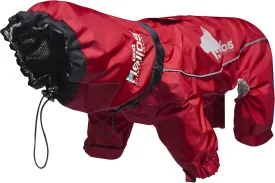 DOGHELIOS 'Weather-King' Windproof Waterproof and Insulated Adjustable Full Bodied Pet Dog Jacket Coat w/ Heat Retention Technology, X-Small, Red