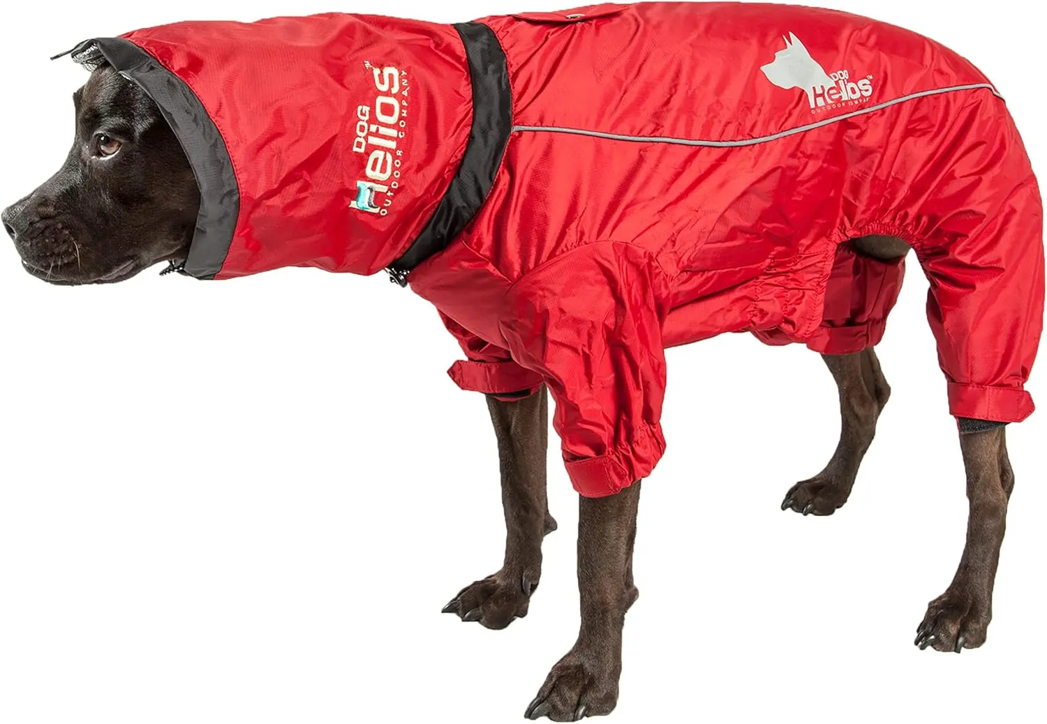 DOGHELIOS 'Weather-King' Windproof Waterproof and Insulated Adjustable Full Bodied Pet Dog Jacket Coat w/ Heat Retention Technology, X-Small, Red
