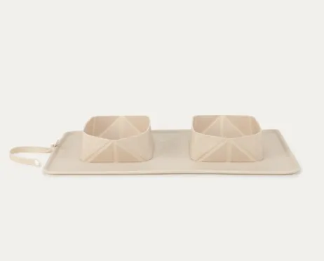 Go! Portable Bowls For Dogs - Sand