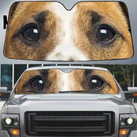 Jack Russell Terrier's Eyes Beautiful Dog Eyes Car Sun Shade Cover Auto Windshield