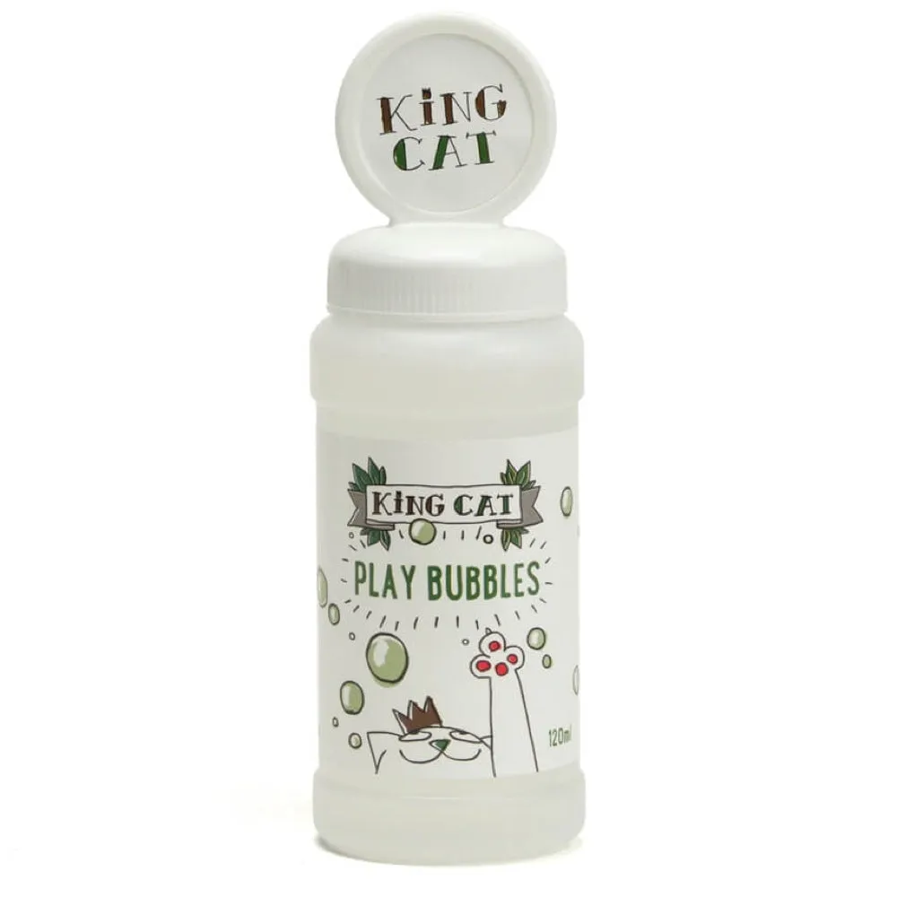 King Catnip Play Bubbles Cat Toy 120ml