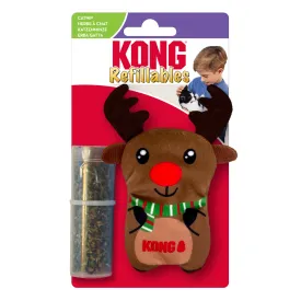 KONG Holiday Refillables Reindeer 2024 | Christmas Catnip Cat Toy