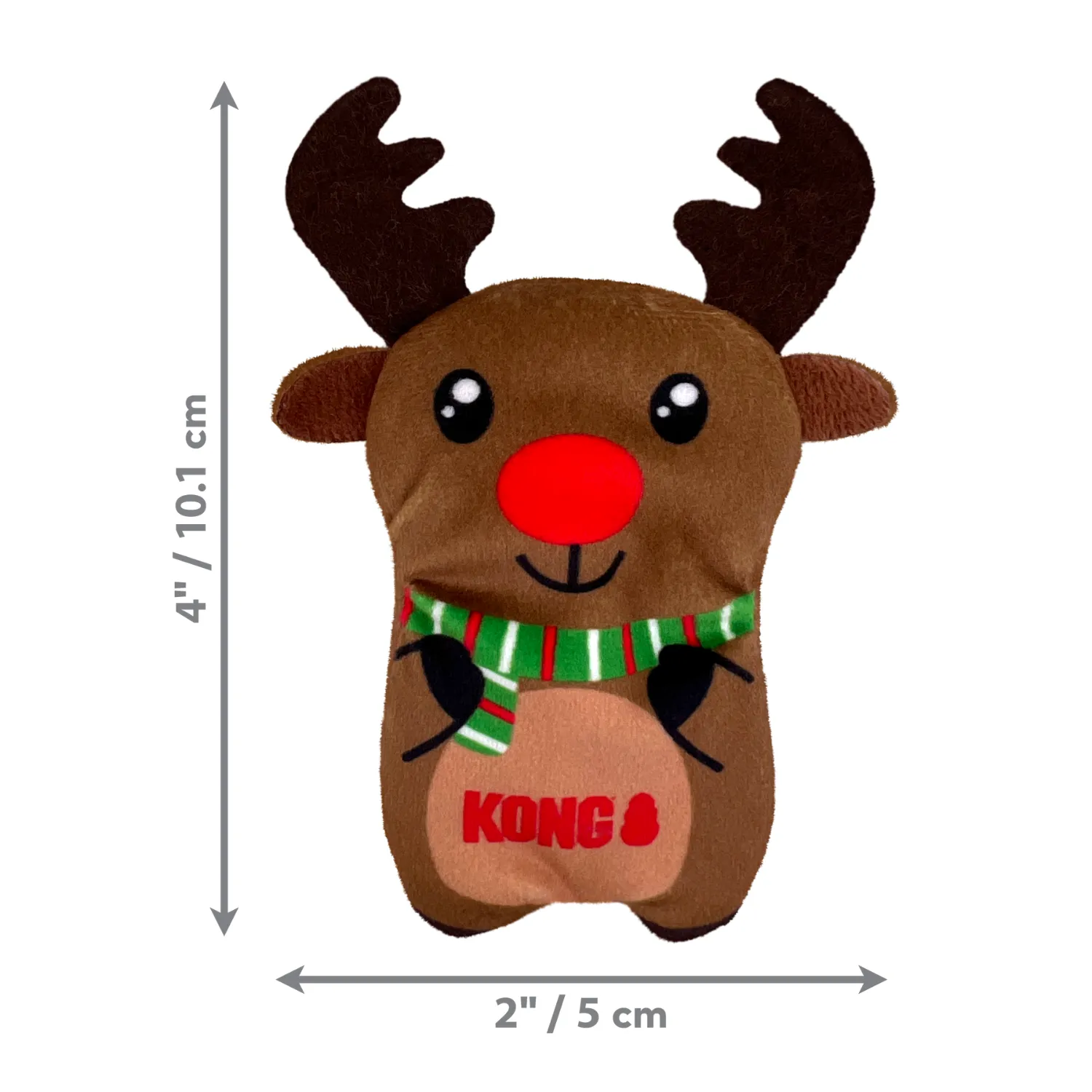 KONG Holiday Refillables Reindeer 2024 | Christmas Catnip Cat Toy