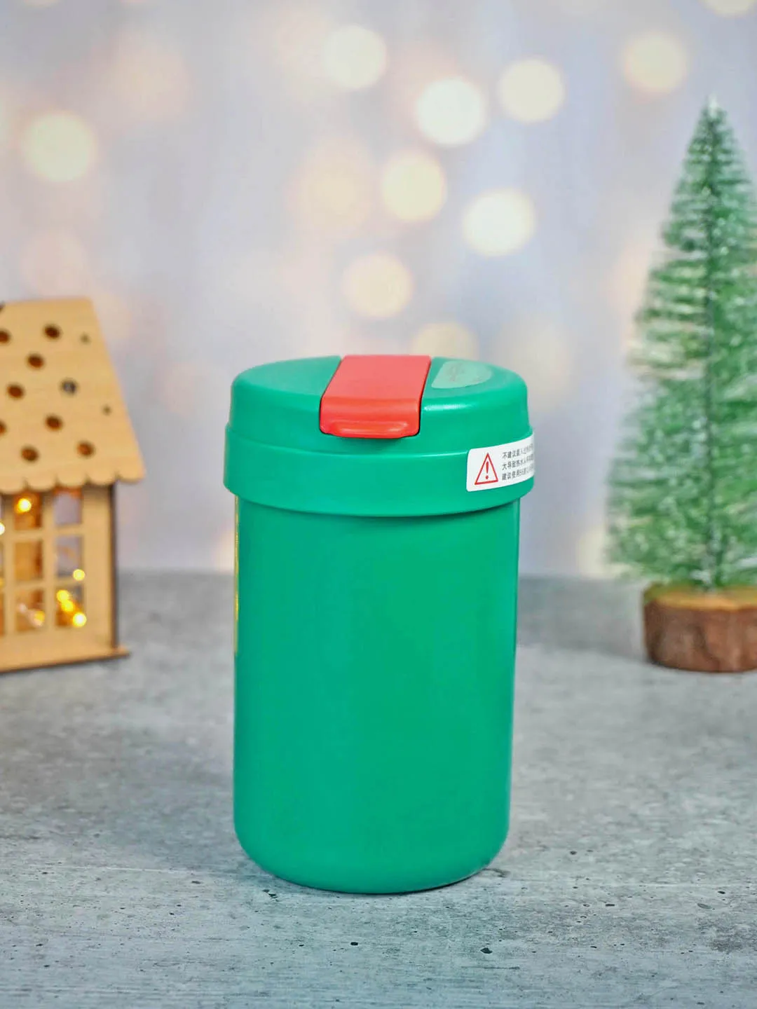 Little Surprise Box Mini Sipper Lid Christmas themed Stainless Steel sipper water bottle For Kids