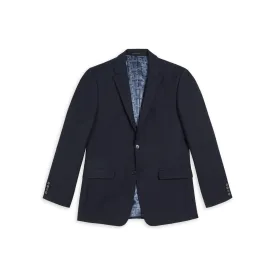 Men Mps-Pilosjs-Slim Fit Plain Suit Jacket - Navy