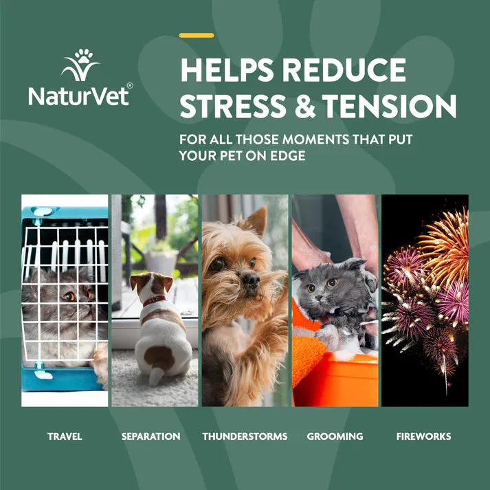 NaturVet Hemp Quiet Moments Calming Drops 4oz (120ml)