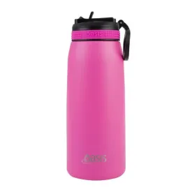 Oasis Insulated Sports Bottle W/Sipper 780ml - Neon Pink