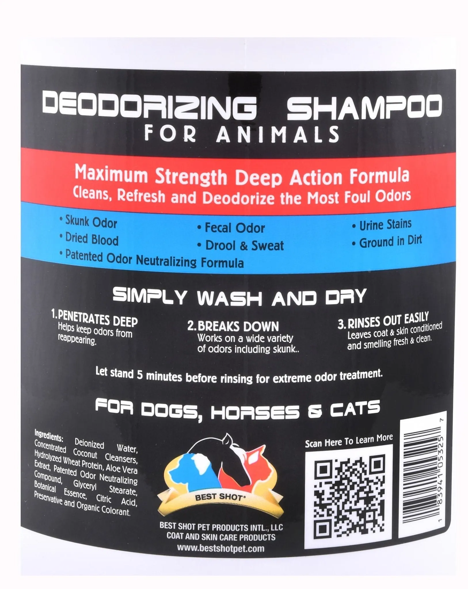 One Shot Deodorizing Shampoo