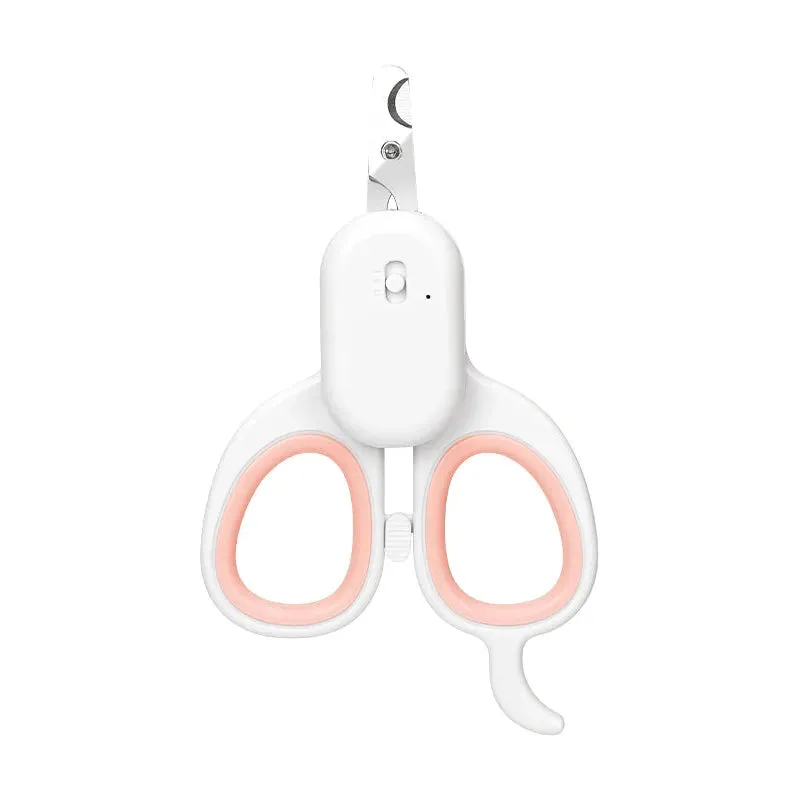 PAKEWAY Cat Nail Clipper With Led - Pink