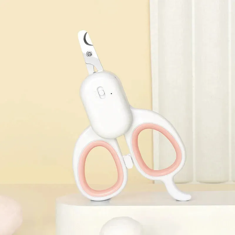 PAKEWAY Cat Nail Clipper With Led - Pink