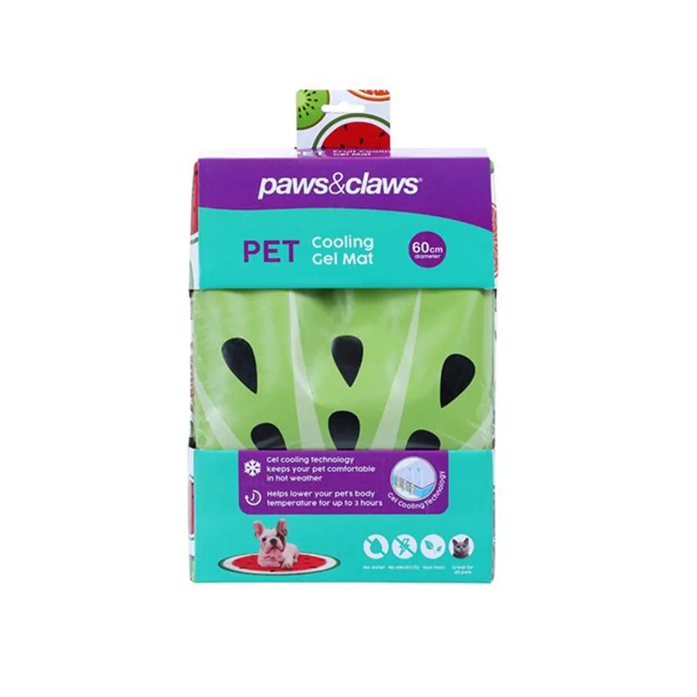 Paws & Claws PET COOLING GEL MAT FRUIT DESIGN - GREEN