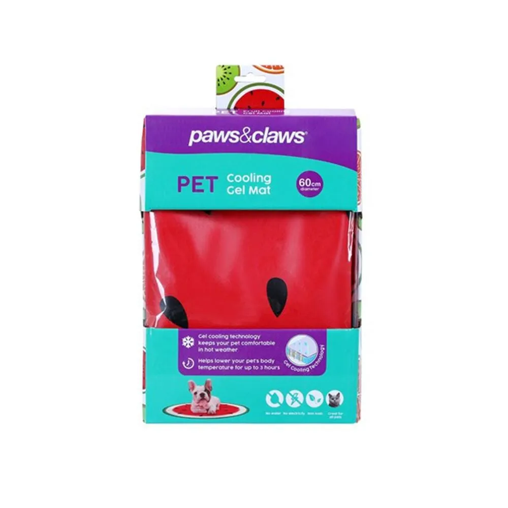 Paws & Claws PET COOLING GEL MAT FRUIT DESIGN - RED