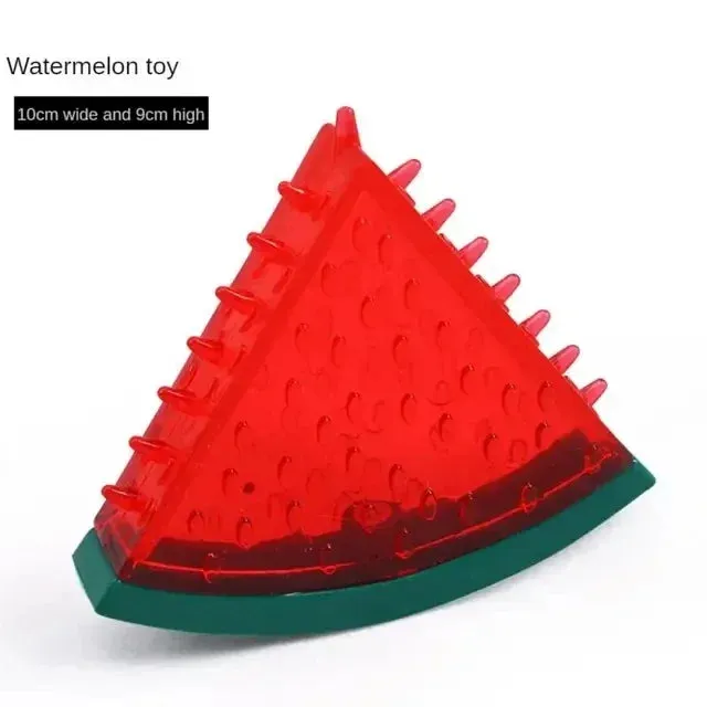 Pet Cooling Chew Toy | Reusable Teething Toy for Dogs and Cats | Summer Cooling Watermelon, Pineapple, Lemon Shapes | Durable Ice Frozen Fruit Toys | Alo Trendy