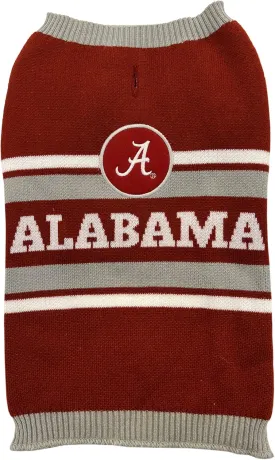 Pets First NCAA Alabama Crimson Tide Dog Sweater, Size Medium. Warm and Cozy Knit Pet Sweater with NCAA Team Logo, Best Puppy Sweater for Large and Small Dogs, Team Color (AL-4179-MD)