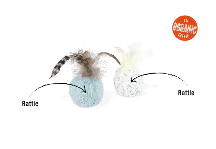 PLAY Cat Toy Feline Frenzy Christmas Balls of Furry