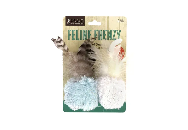 PLAY Cat Toy Feline Frenzy Christmas Balls of Furry