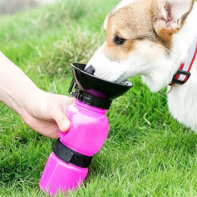 Portable Dog Water Bottle, 16.9Oz Capacity, Eco-Friendly, Squeeze Design, Convenient for Walks, Hikes, and Travel, Lightweight and Hygienic