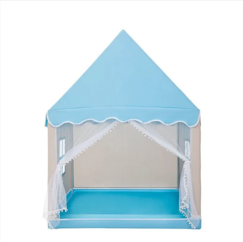 Portable Indoor And Outdoor Kids Play House Tent Yg-288 Blue