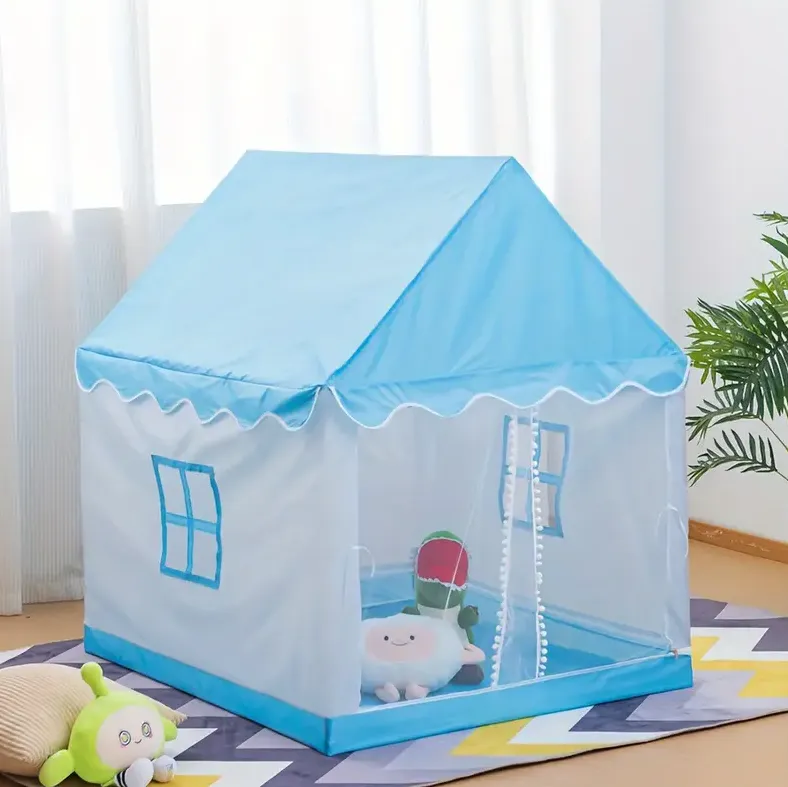 Portable Indoor And Outdoor Kids Play House Tent Yg-288 Blue