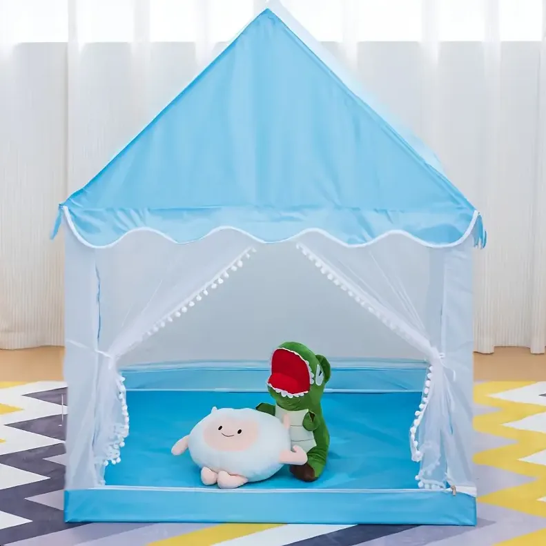 Portable Indoor And Outdoor Kids Play House Tent Yg-288 Blue