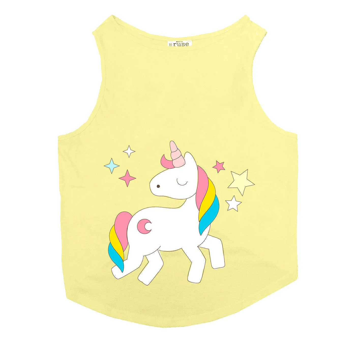"Unicorn" Printed Tank Cat Tee