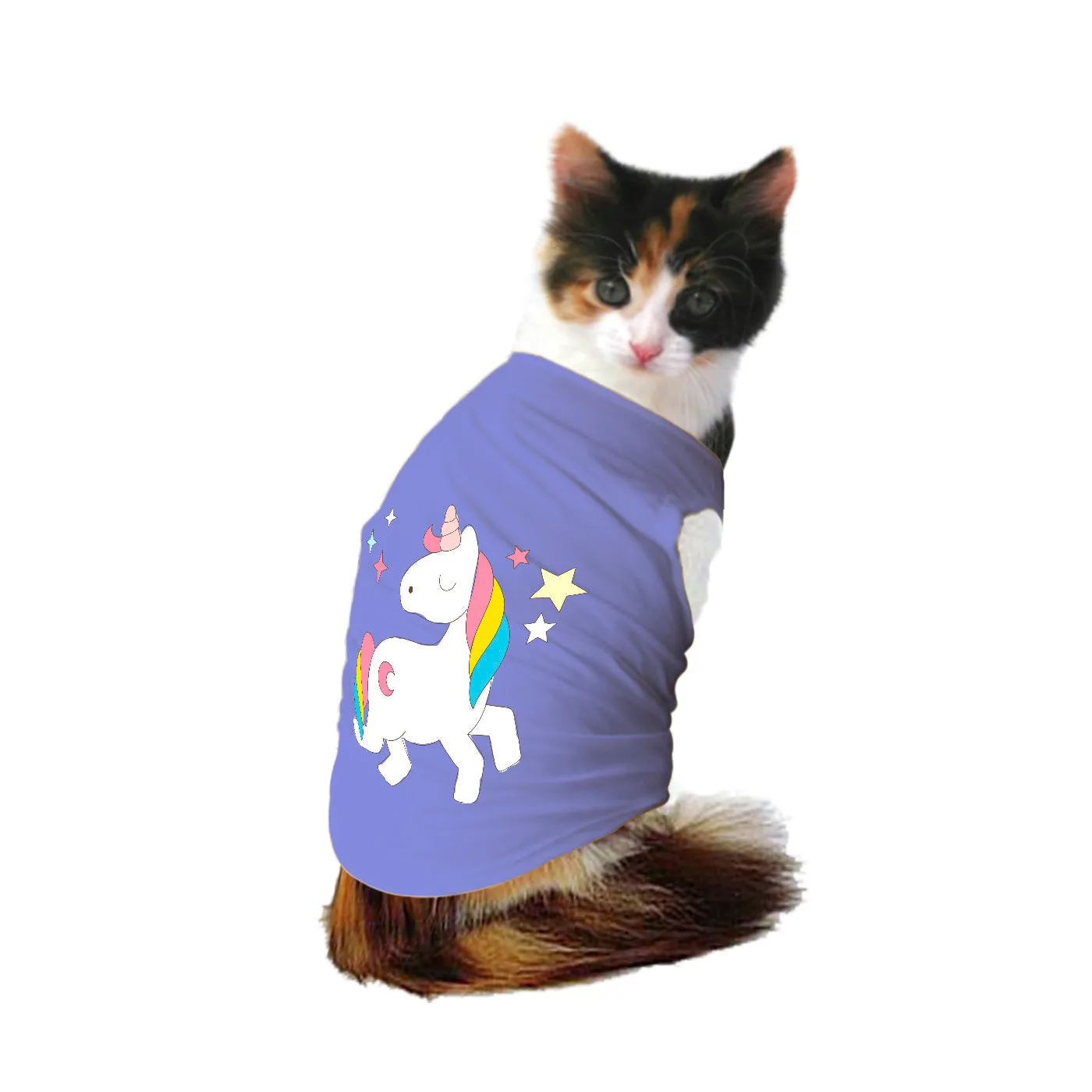 "Unicorn" Printed Tank Cat Tee