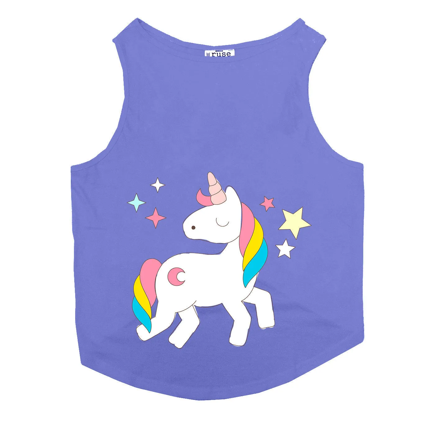 "Unicorn" Printed Tank Cat Tee