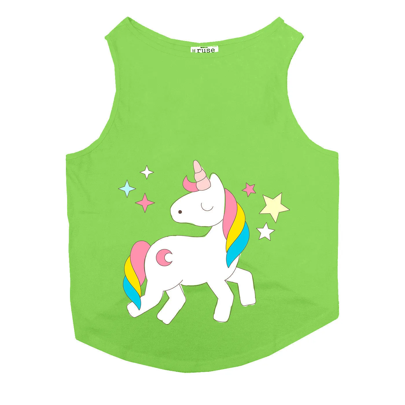 "Unicorn" Printed Tank Cat Tee