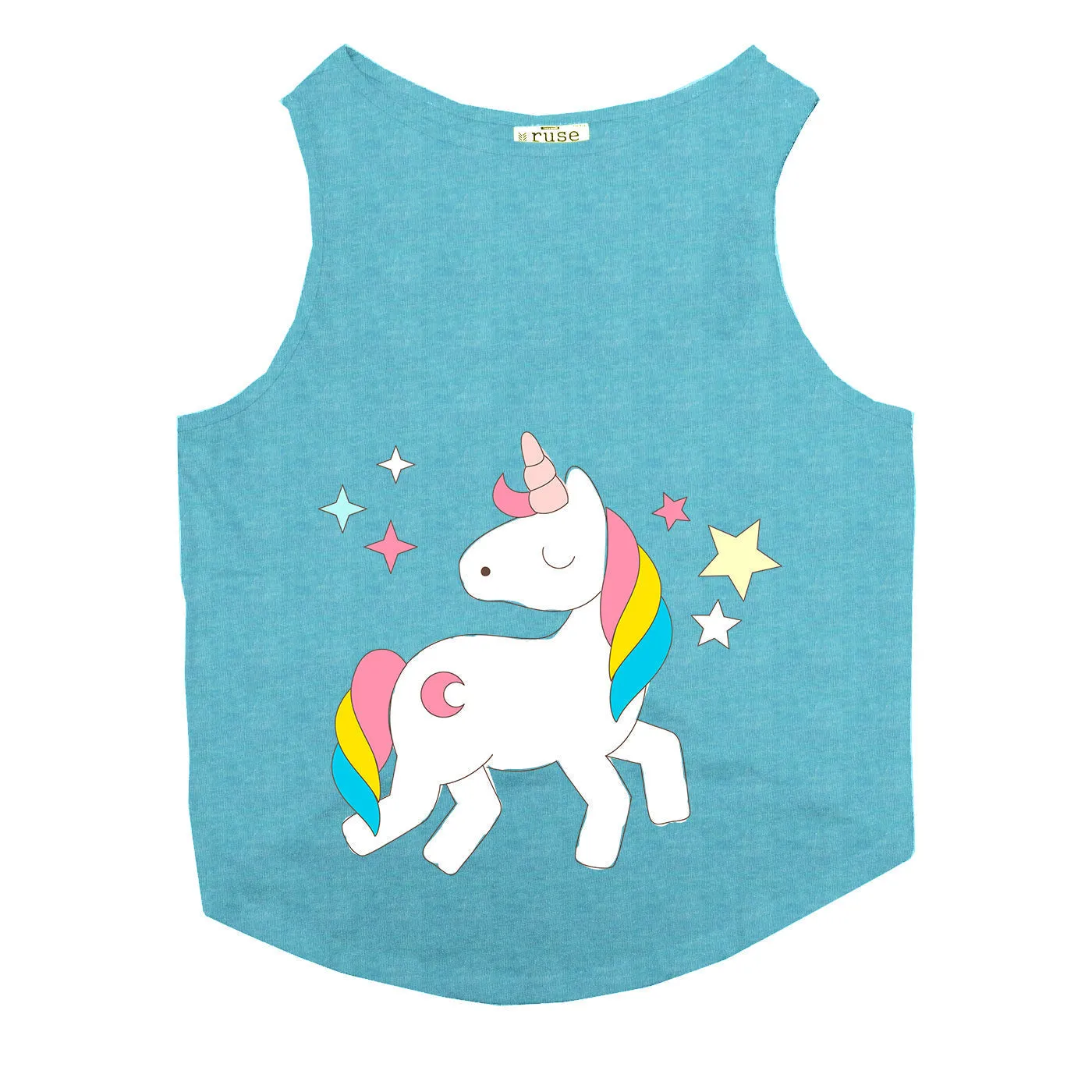 "Unicorn" Printed Tank Cat Tee
