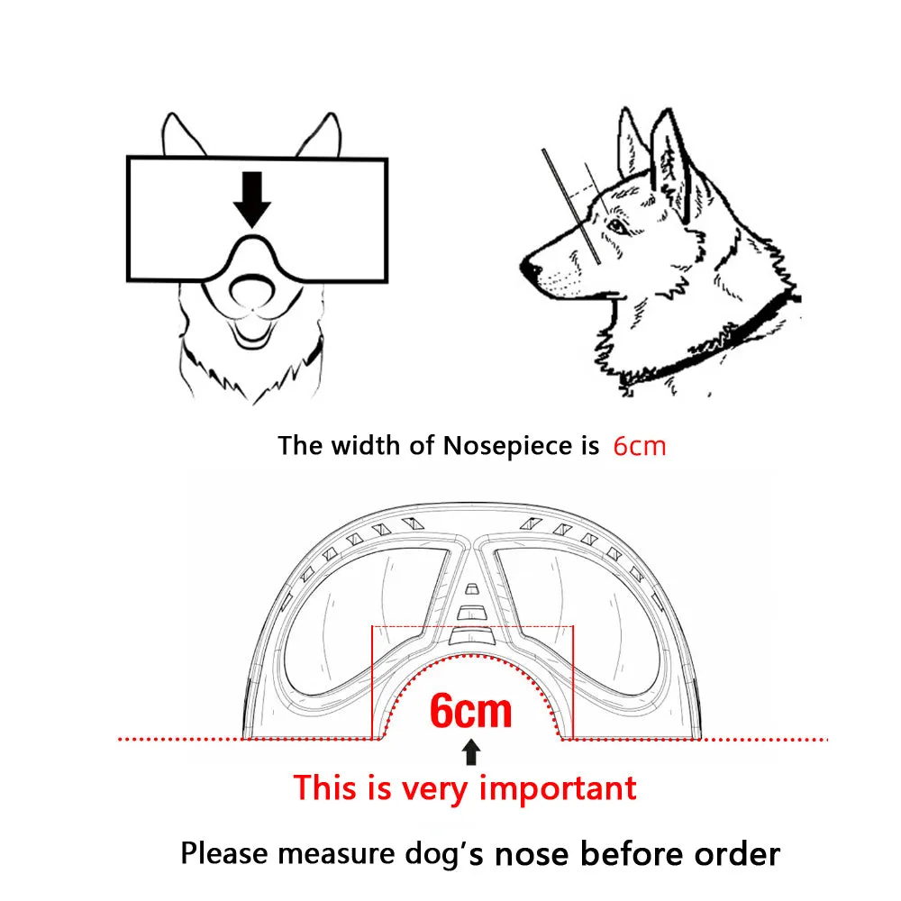 UV Protective German Shepherd and All Breeds Goggles