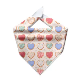 Valentine Cookie Cooling Dog Bandana