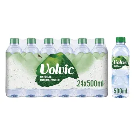 Volvic Water PET 500ml, Pack of 24pcs